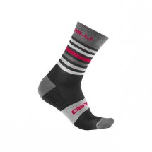 Castelli Gregge 15 Sock schwarz/rot