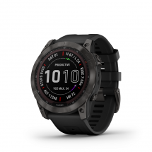 GARMIN FENIX 7X SAPPHIRE SOLAR Schwarz/Schiefergrau Titan