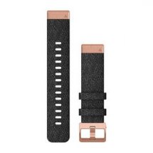 Garmin Quickfit-Nylon-Armband 20mm schwarz/rosegold