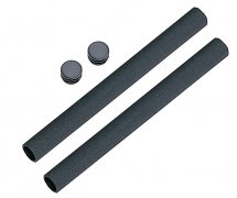 Lenkerberzug Bar-End schwarz, 200mm,  22mm