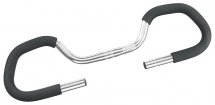 Multifunktionslenker Stahl  25,4mm,590mm,Alu-Look mit Bezug