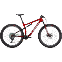 SPECIALIZED S-Works Epic gloss red tint fade over brushed...