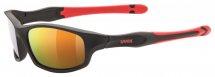 UVEX sportstyle 507 schwarz matt rot /verspiegelt rot