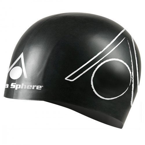 Aqua Sphere Swim Cap Tri Cap schwarz