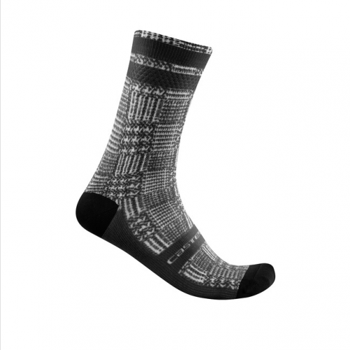 CASTELLI Maison 18 Sock schwarz/weiss Gre XXL