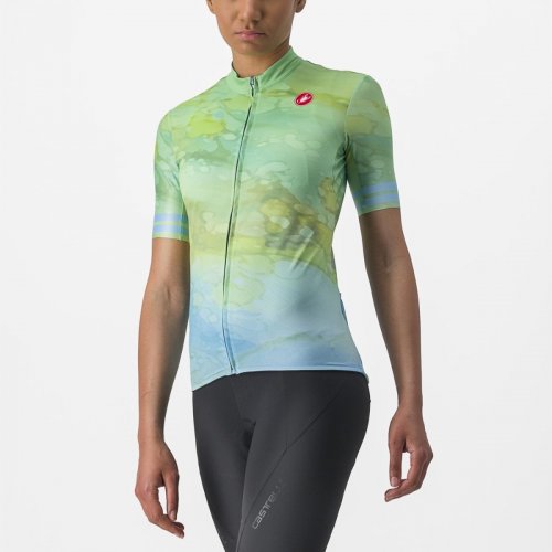 CASTELLI Marmo Jersey multicolor baby blue L