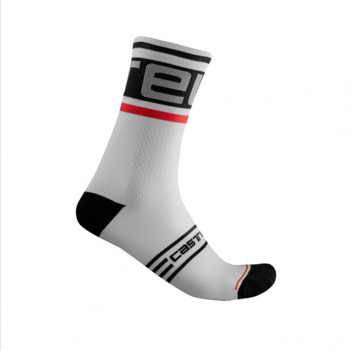 Castelli Prologo 15 Socken weiss