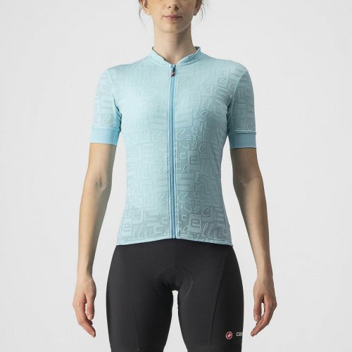 CASTELLI Promessa Jacquard Woman Jersey trkis S