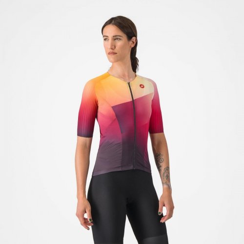 Castelli Free Speed 3 W Race Top dark night shade/vivid orange