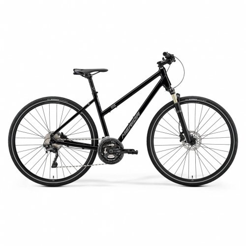 MERIDA Crossway XT-Ed. glnzend schwarz (mat silber) Lady XS (43 cm)