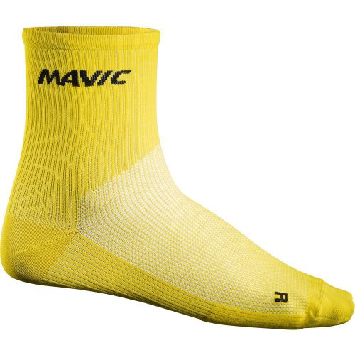 Mavic Cosmic Mid Sock yellow mavic 35-38