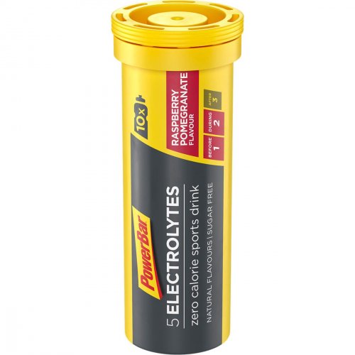 POWERBAR 5 Electrolytes Tabs - Zero Calorie Sports Drink Raspberry Po