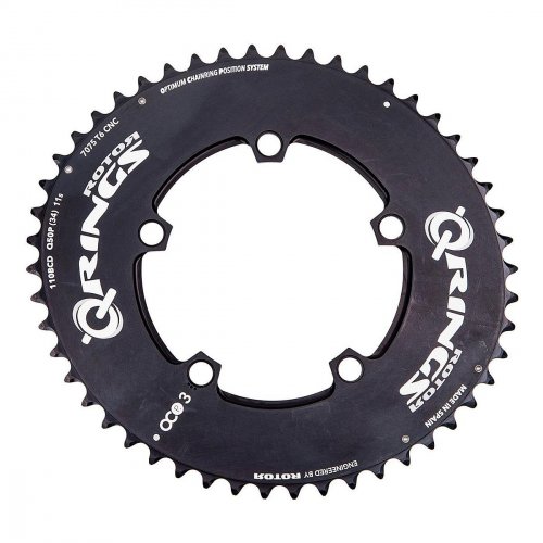 ROTOR Q-Rings Road Kettenbltter 50 Zhne, 110mm LK OCP3 (Shim Kurbel/BB30)