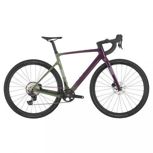 SCOTT Addict Gravel 40 olivine green/blackberry purple L