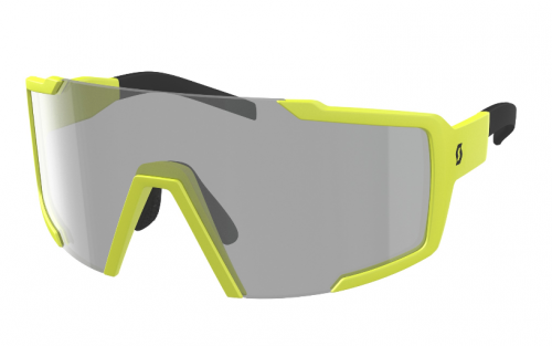 SCOTT Shield Light Sensitive Sonnenbrille gelb matt/ hell grau