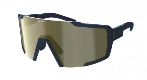 SCOTT Shield Sonnenbrille submarine blau/ gold chrome