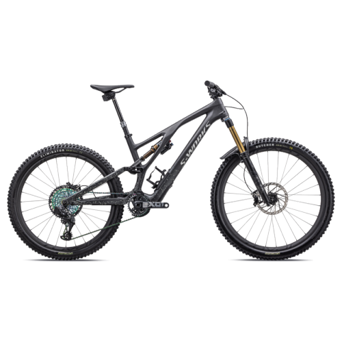 Specialized Stumpjumper Evo S-Works satin carbon/brushed liquid black metal/limestone/brushed chrome S6