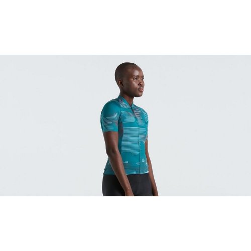 Specialized Womens SL Blur Short Sleeve Jersey tropical teal XL