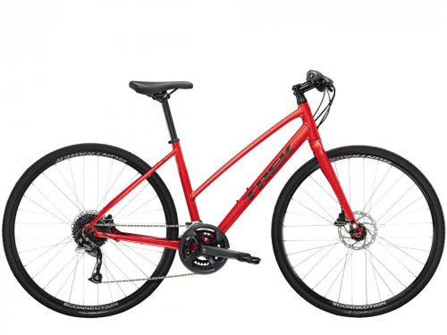 TREK FX 2 Disc Stagger Satin Viper Red