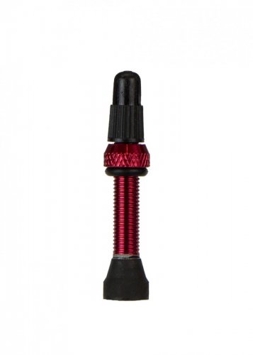 TUNE MTB Tubeless Ventil, Aluminium, 35mm rot