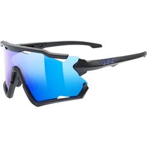 uvex sportstyle 228 black mat / mirror blue cat.2