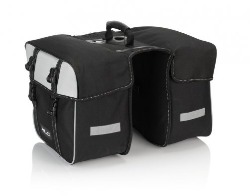 XLC Doppelpacktasche Traveller BA-S74 schwarz/anthrazit, ca.30 ltr