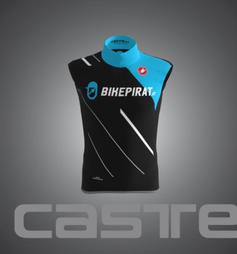 bikepirat.at Teamwear Windvest Pirate-Black 3XL