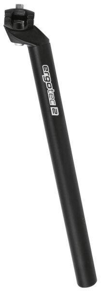 Ergotec Alu Patentsattelstütze schwarz, 27,2 mm 350 mm Länge