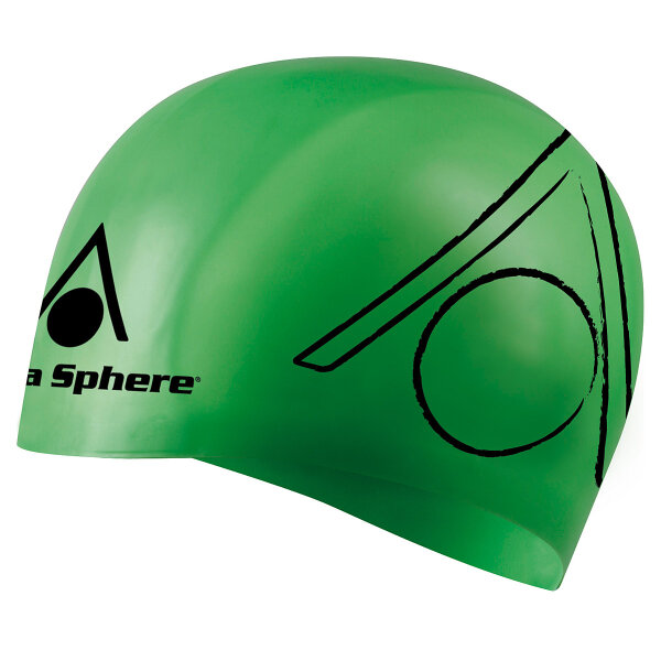 Aqua Sphere Swim Cap Tri Cap grün