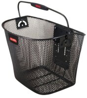Klickfix Vorderradkorb Uni schwarz 16l engmaschig