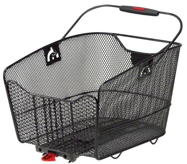 Klickfix Citymax Hinterradkorb schwarz 24l für Racktime