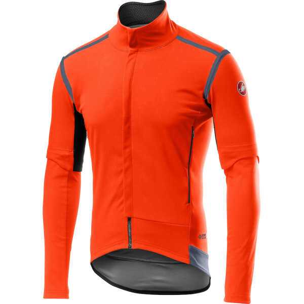 Castelli Perfetto RoS Convertibile Jacket orange