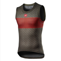 Castelli Pro Mesh Sleeveless Men grün/rot