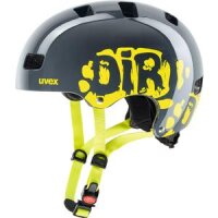 uvex kid 3 dirtbike grey-lime