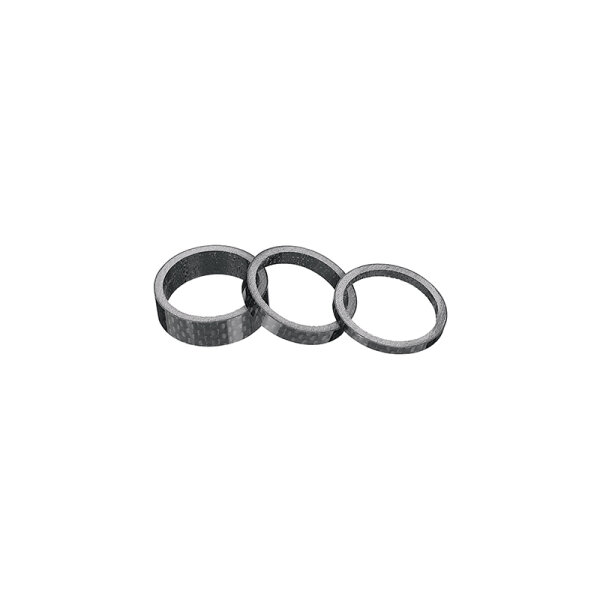 Ergotec Carbon-Spacer Set, 3, 5 und 10 mm Spacer 25,4 mm Innen-Durchmesser