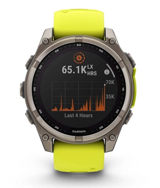 Garmin Fenix 8 - 47 mm, Solar Sapphire graphit/titanium titan
