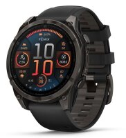 Garmin Fenix 8 - 47 mm, Amoled Sapphire schwarz/carbongrau