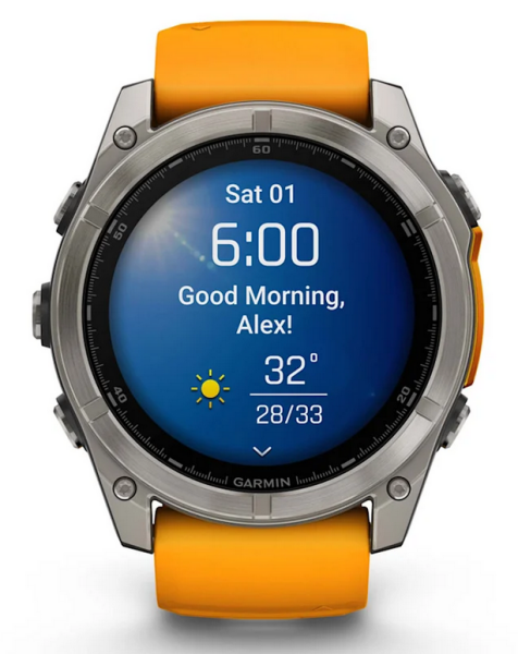 Garmin Fenix 8 - 51 mm, Amoled Sapphire graphit/titanium titan