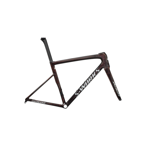 Specialized S-Works Tarmac SL8 Frameset gloss carbon/red to gold blurred speckle/metallic white silver