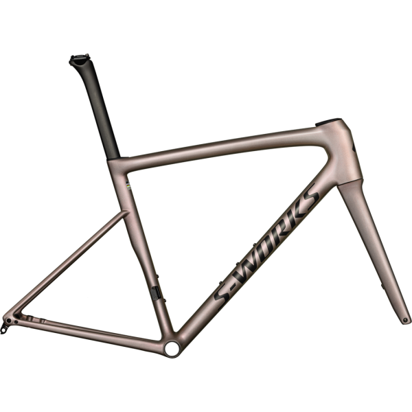 Specialized S-Works Tarmac SL8 Frameset gloss viavi red gold over silver / satin metallic obsidian