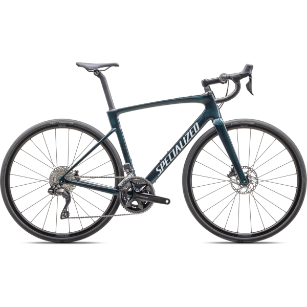 Specialized Roubaix SL8 Comp gloss lagoon tint over carbon/morning mist