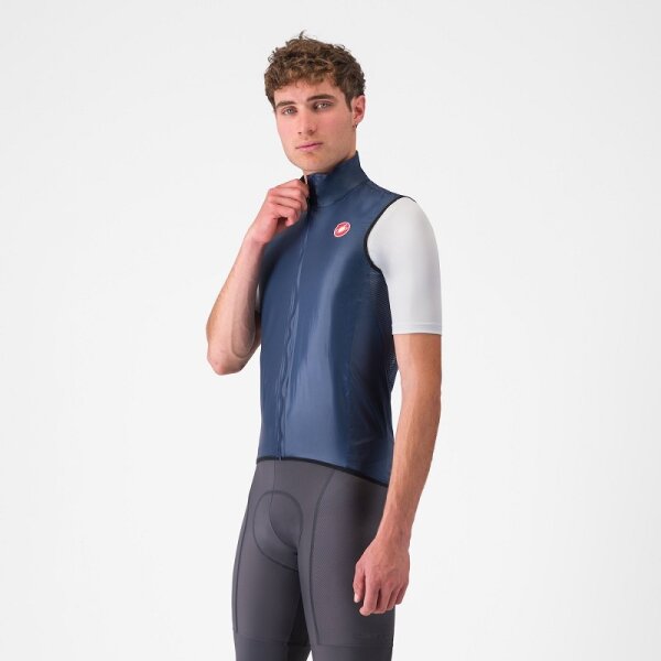 Castelli Aria Vest blau