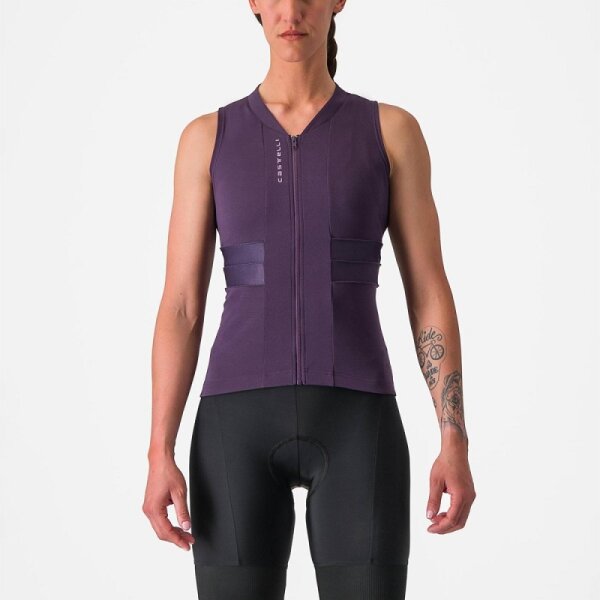 Castelli Anima 4 Sleeveless violett L