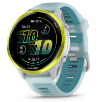 Garmin Forerunner 570 - 47mm steinweiss/amp yellow