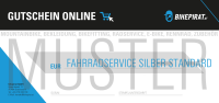 Gutschein "Fahrradservice Silber standard (kein...