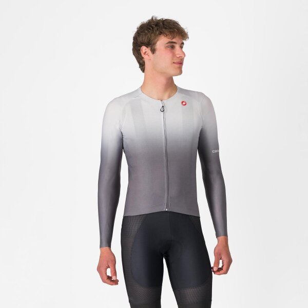 Castelli UPF Long Sleeve Jersey silver gray