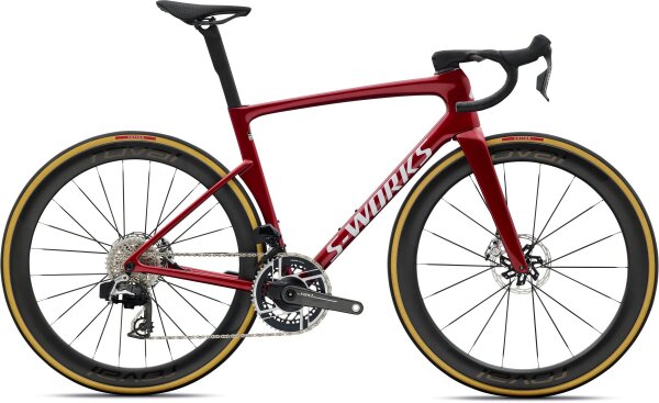 Specialized S-Works Tarmac SL9 – SRAM RED AXS gloss ruby metallic/white silver metallic