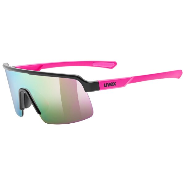 Uvex Dyrt Jr. black pink matt/mirror pink