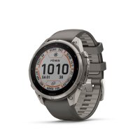 Garmin Fenix 9 Pro - 47 mm, Solar Sapphire kieselgrau/titan